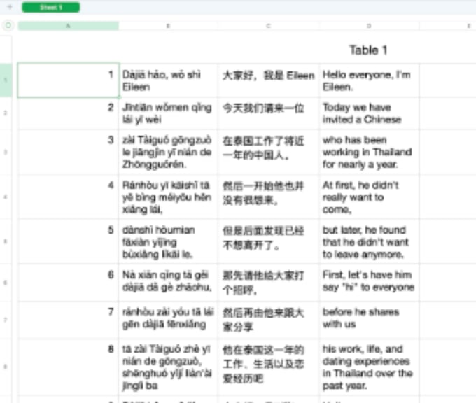 Paste into spreadsheet thumbnail